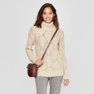 Cowlneck Pullover Sweater